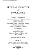 Federal Practice and Procedure