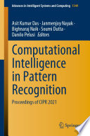 Computational Intelligence in Pattern Recognition Book