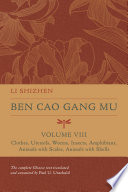 Ben Cao Gang Mu  Volume VIII