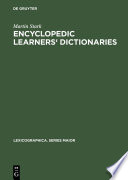 Encyclopedic Learners' Dictionaries