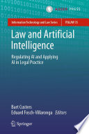 Law and Artificial Intelligence Book