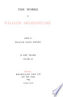 The Works of William Shakespeare: Pericles. Venus and Adonis. The rape of Lucrece. Sonnets. A lover's complaint. The passionate pilgrim. The phoenix and turtle. Reprint: The merry wives of Windsor. The chronicle historie of Henry the Fift. The first part of the contention. The true tragedie. Romeo and Juliet. Hamlet
