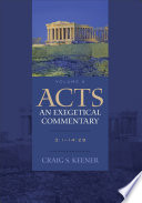 Acts  An Exegetical Commentary   Volume 2