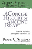 A Concise History of Ancient Israel