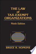 The Law Of Tax Exempt Organizations