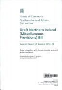 Draft Northern Ireland (Miscellaneous Provisions) Bill