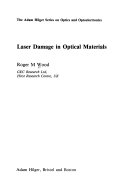 Laser Damage in Optical Materials  Book