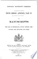 The Manuscripts of the Earl of Westmorland  Captain Stewart  Lord Stafford  Lord Muncaster  and Others
