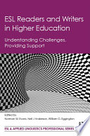 ESL Readers and Writers in Higher Education Book PDF