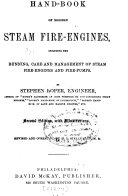 Hand-book of Modern Steam Fire-engines