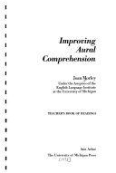 Improving Aural Comprehension  Teacher s Book of Readings