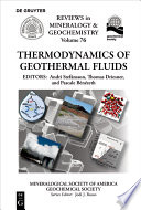 Thermodynamics of Geothermal Fluids
