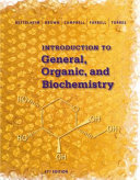 Introduction to General  Organic and Biochemistry Book