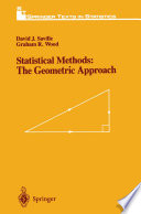 Statistical Methods  The Geometric Approach