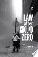 Law after Ground Zero Book