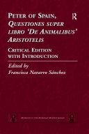Peter of Spain, Questiones super libro De Animalibus Aristotelis
