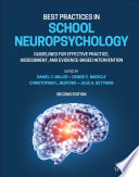 Best Practices in School Neuropsychology Book