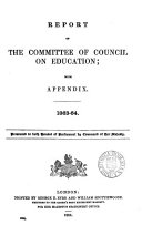 REPORT OF THE COMMITTEE OF COUNCIL ON EDUCATION