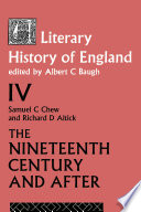 A Literary History of England Vol  4