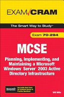 MCSA/MCSE 70-294 Exam Cram