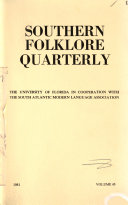 Southern Folklore Quarterly