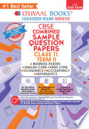 Oswaal CBSE Term 2 English Core, Hindi Core, Accounts, Mathematics, Economics, Business Studies Class 11 Combined Sample Question Paper Book (For Term-2 2022 Exam)
