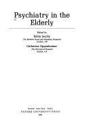 Psychiatry in the Elderly