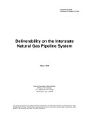 Deliverability on the Interstate Natural Gas Pipeline System