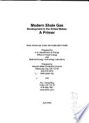 Modern Shale Gas Development in the United States