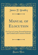 Manual of Elocution