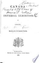 Canada at the Universal Exhibition of 1855