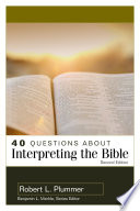 40 Questions About Interpreting The Bible