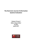 Electronic Journal of Information Systems Evaluation