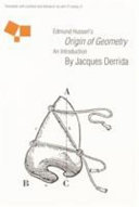 Edmund Husserl s Origin of Geometry