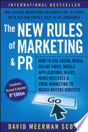 Image of book cover for The new rules of marketing & PR : how to use s ...