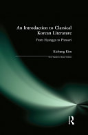 An Introduction to Classical Korean Literature: From Hyangga to P'ansori
