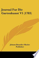 Journal Fur Die Gartenkunst V1 (1783)