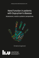 Hand function in patients with Dupuytren’s disease