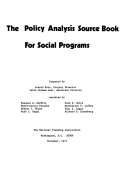 The Policy Analysis Source Book for Social Programs