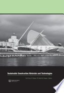 Sustainable Construction Materials and Technologies Book