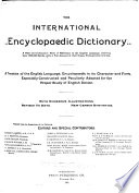 The International Encyclopaedic Dictionary ...