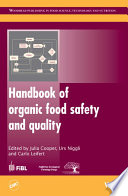 Handbook of Organic Food Safety and Quality Book