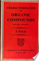 Characterization of Organic Compounds Book