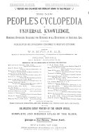 The New People s Cyclopedia of Universal Knowledge