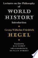 Lectures on the Philosophy of World History Book