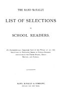 The Rand McNally List of Selections in School Readers