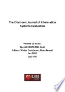 EJISE Volume 15 Issue 1