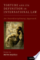 Torture and Its Definition In International Law PDF Book By Professor Metin Basoğlu