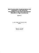 Bird Conservation Implementation and Integration in the Americas