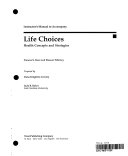 Instructor's Manual to Accompany Life Choices